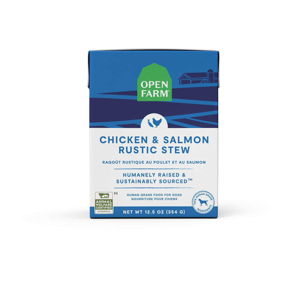 Open Farm Chicken & Salmon Rustic Stew Wet Dog Food - 12.5 oz Grain-Free Recipe
