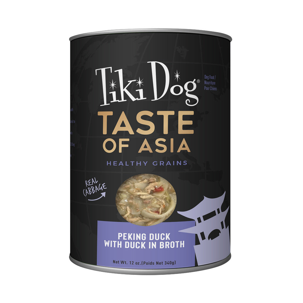 Tiki Dog Taste of Asia Peking Duck Recipe - 12oz Wet Dog Food
