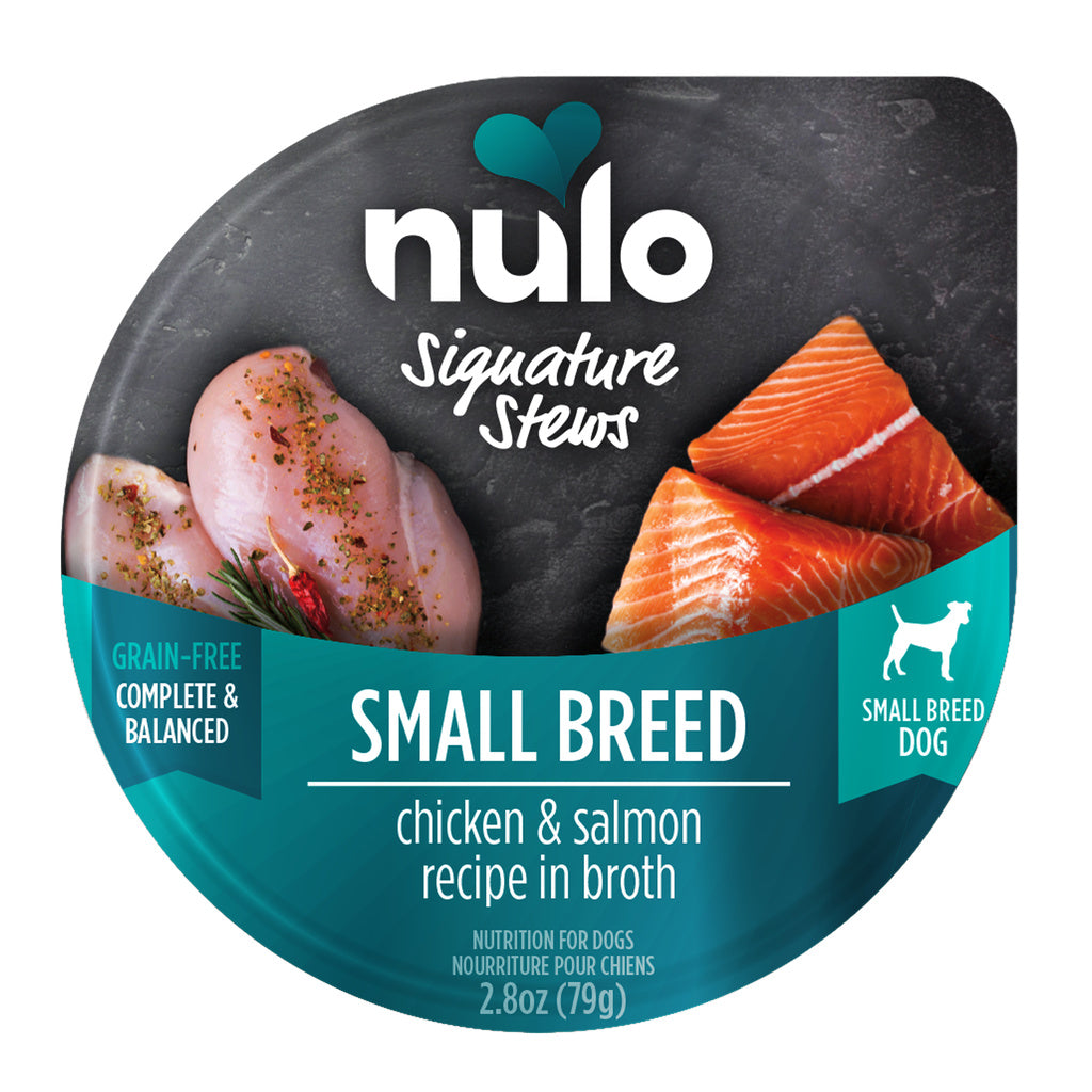 Nulo Small Breed Dog Signature Stew Chicken & Salmon in Broth Wet Food - 2.8oz Cup