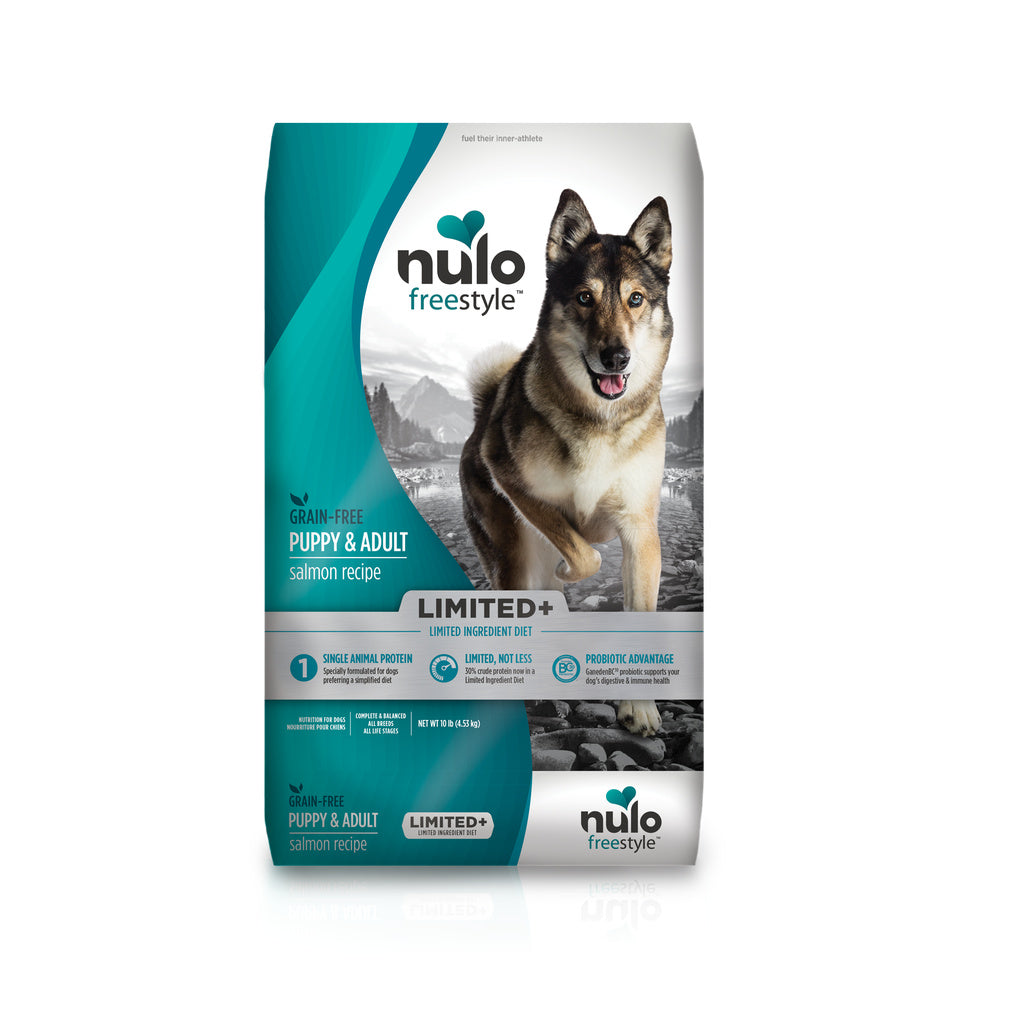 Nulo FreeStyle Limited+ Grain Free Salmon Dry Dog Food 10lb