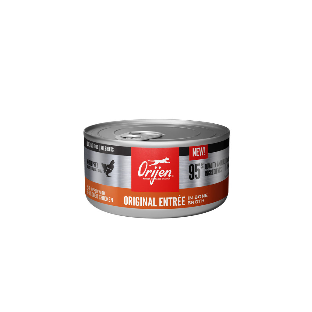 ORIJEN Original Entrée Wet Cat Food 3oz Can - High Protein, Grain-Free Pâté
