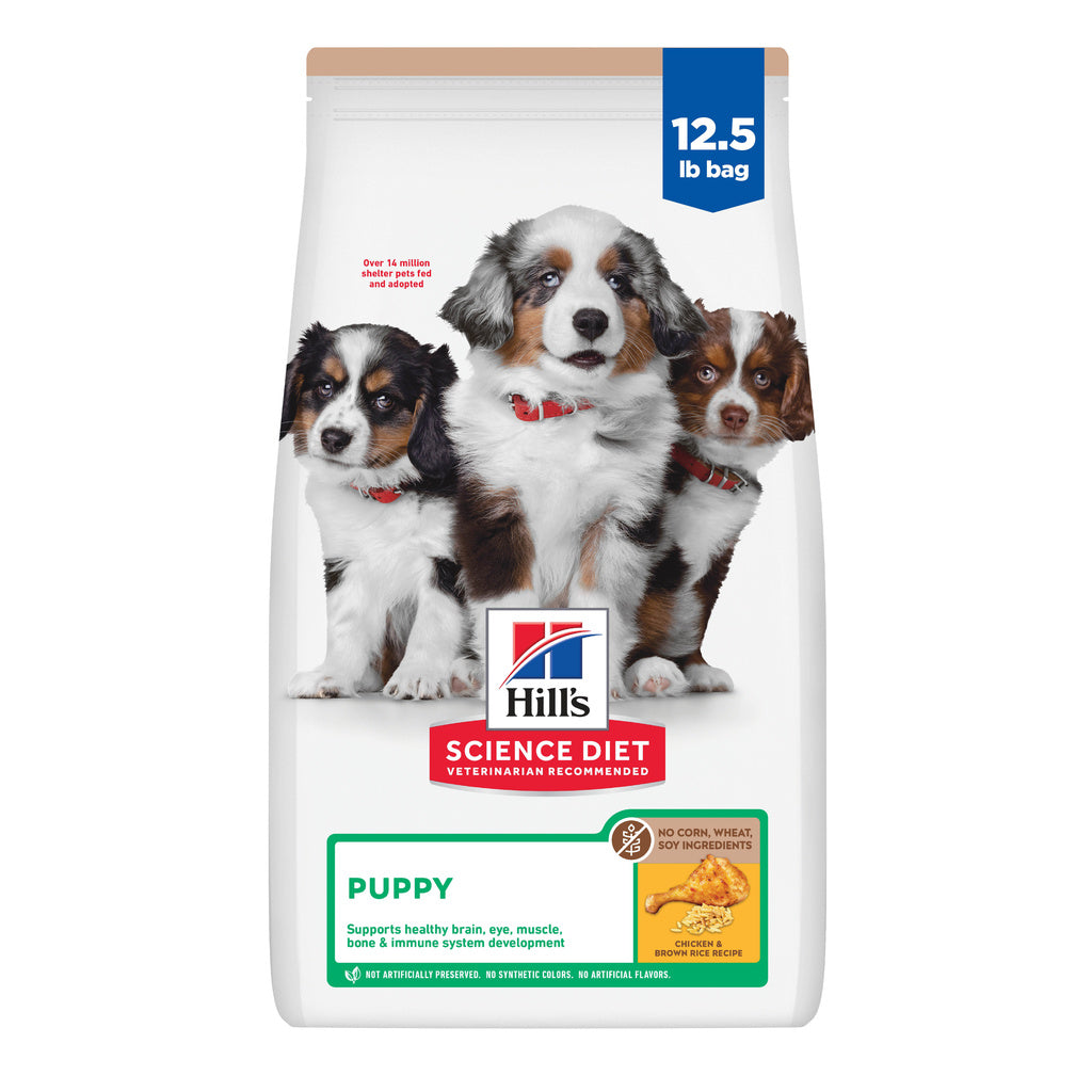 Hill's Science Diet Puppy Chicken & Brown Rice Recipe, 12.5 lb Bag