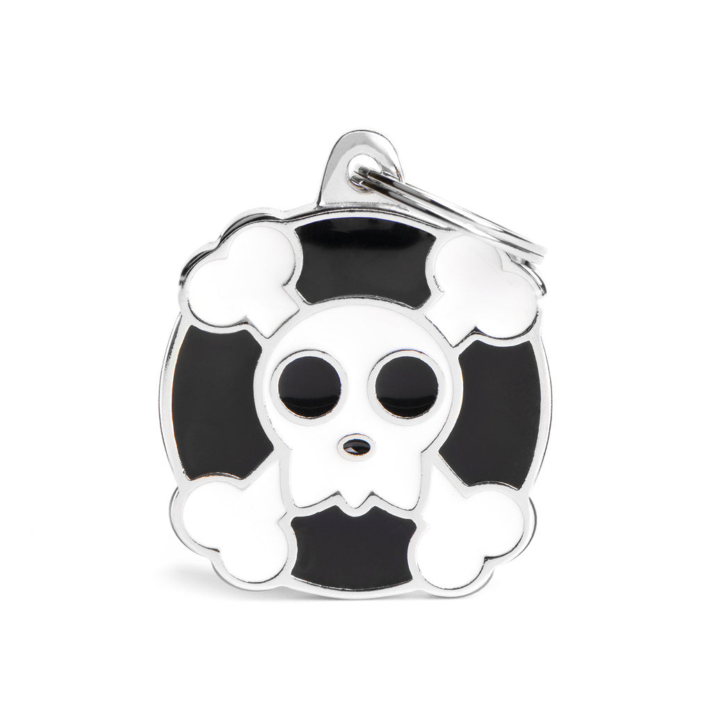 MyFamily Charms Skull Large Pet ID Tag