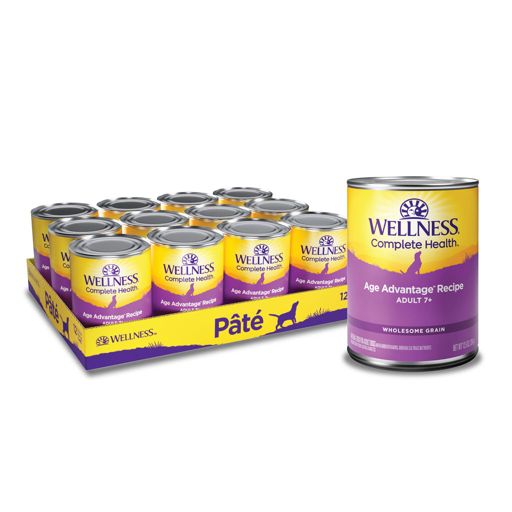 Wellness Complete Health Senior Dog Food - Chicken & Sweet Potato, 12.5 oz Can
