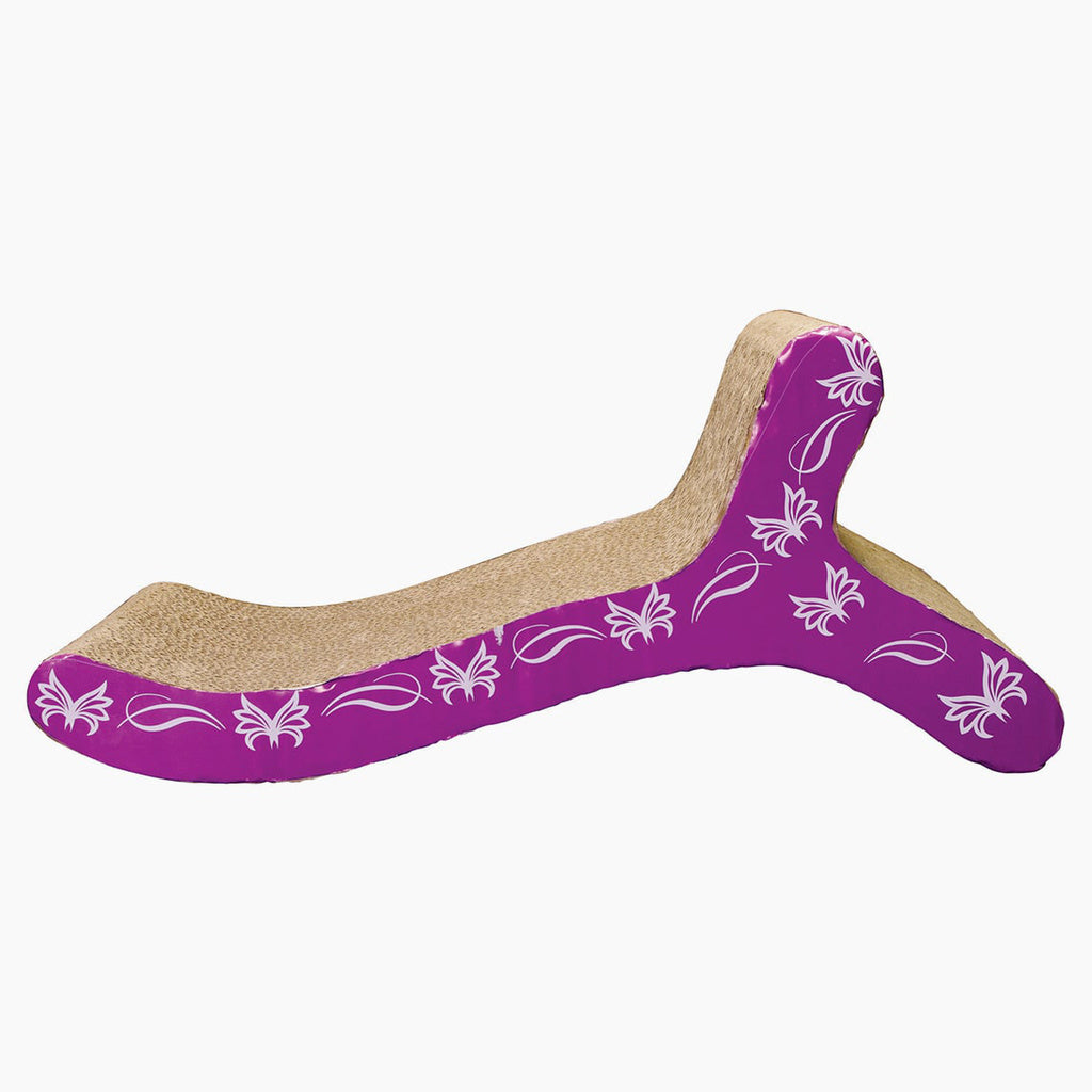 Catit Style Butterfly Chaise Cat Scratcher with Catnip