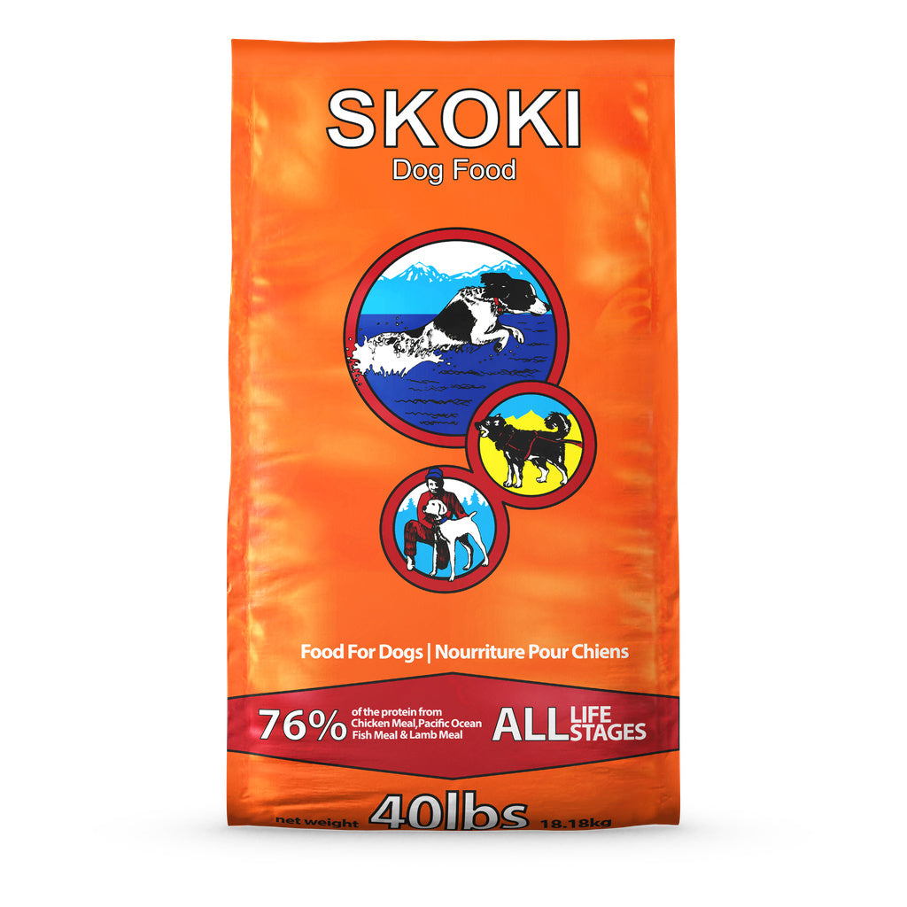 FirstMate SKOKI All Life Stages Dry Dog Food, Chicken & Fish, 40 lbs