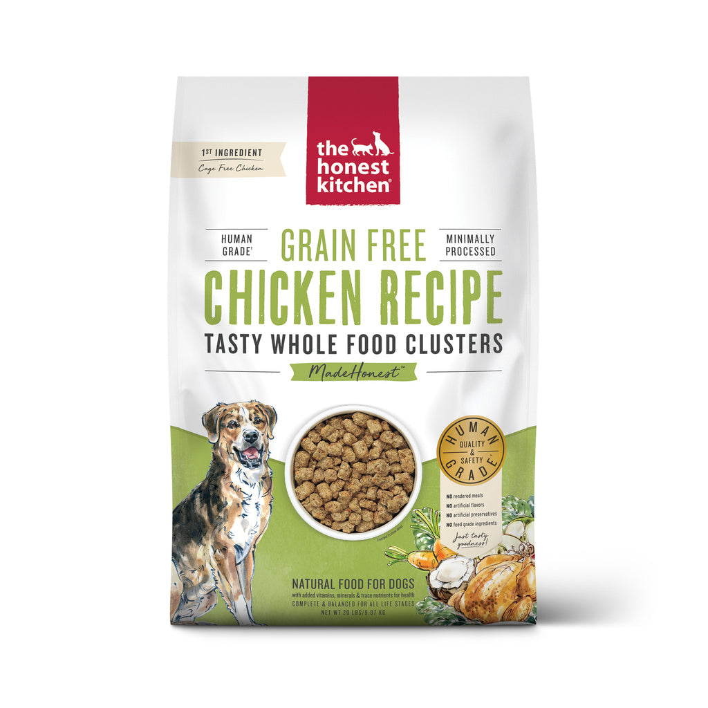 The Honest Kitchen Whole Food Clusters Grain Free Chicken Dry Dog Food - 20 lb Bag