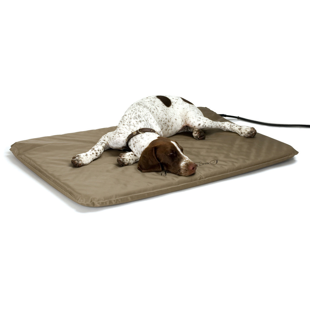 K&H Lectro-Soft Heated Pet Bed - Large 25x36 Outdoor/Indoor Dog or Cat Bed