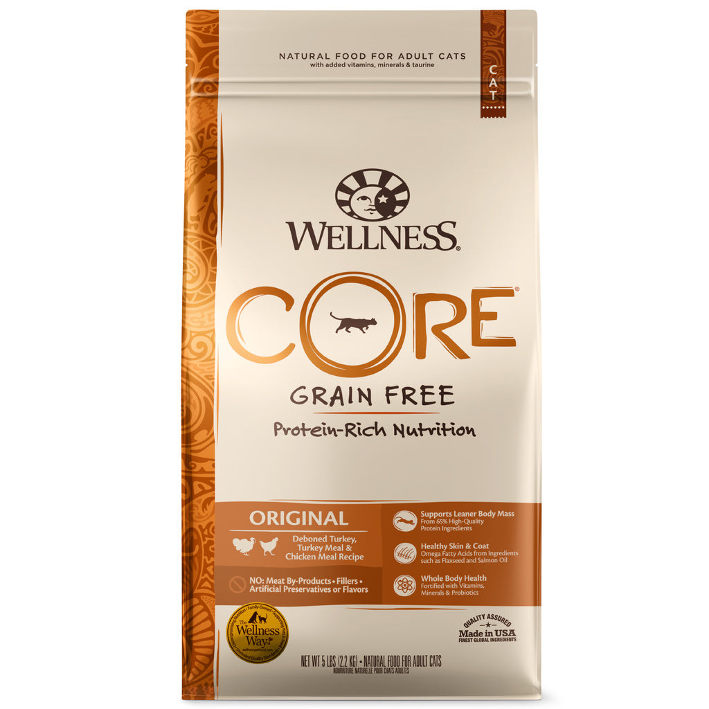 Wellness CORE Grain-Free Original Formula Dry Cat Food - 5 lb Bag