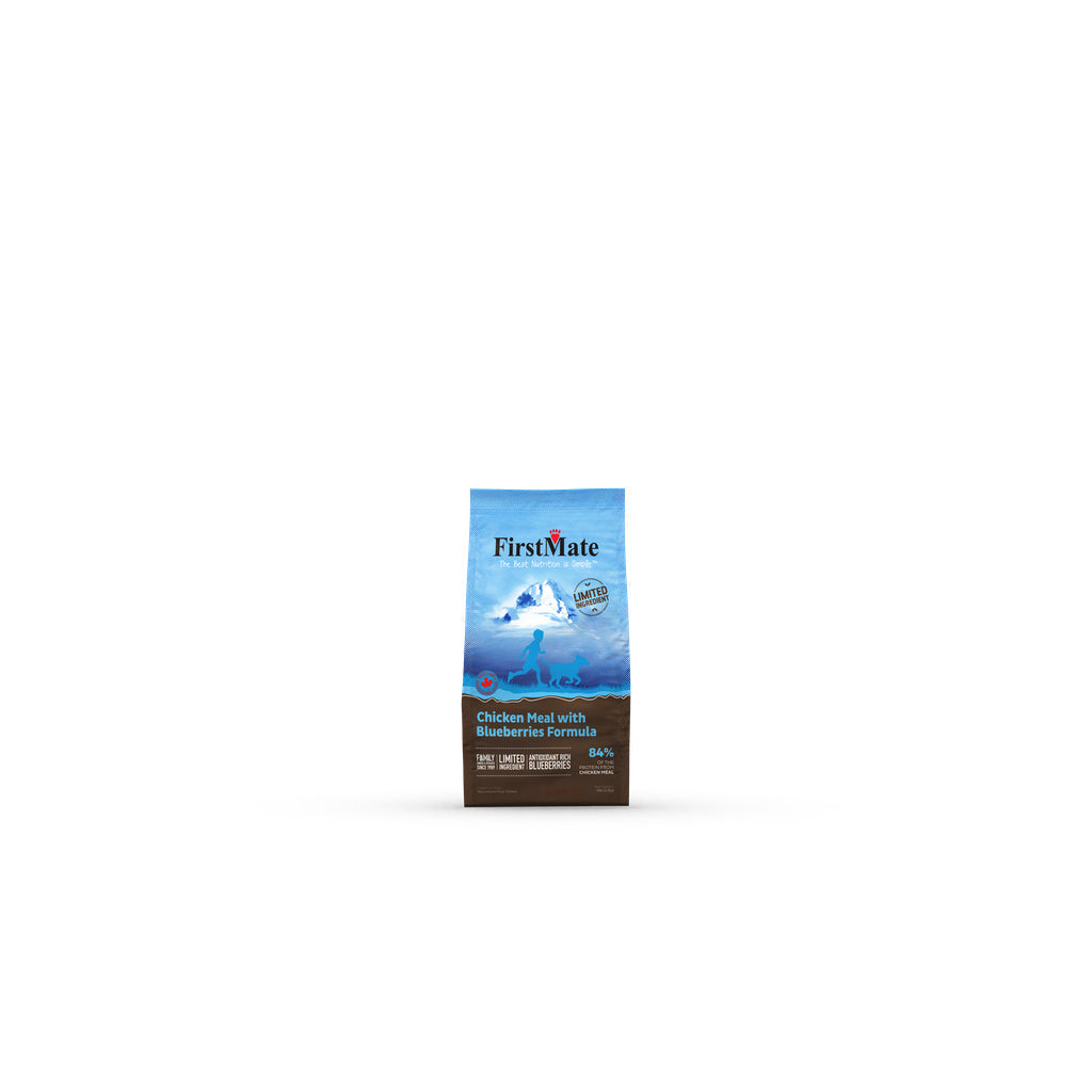 FirstMate Limited Ingredient Diet Grain-Free Chicken Meal with Blueberries Dry Dog Food, 5 lb