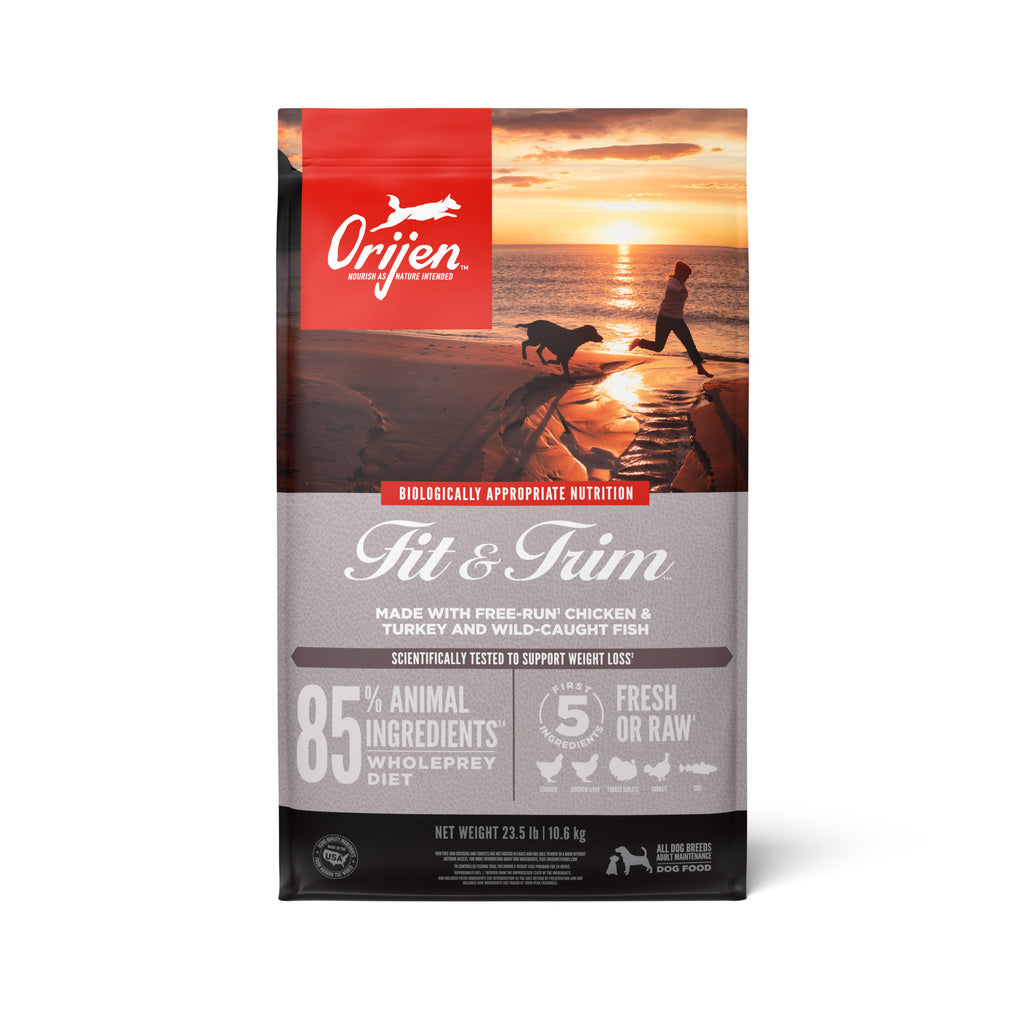 Orijen Fit & Trim Grain-Free Dry Dog Food, High Protein, Healthy Weight, 23.5 lb Bag