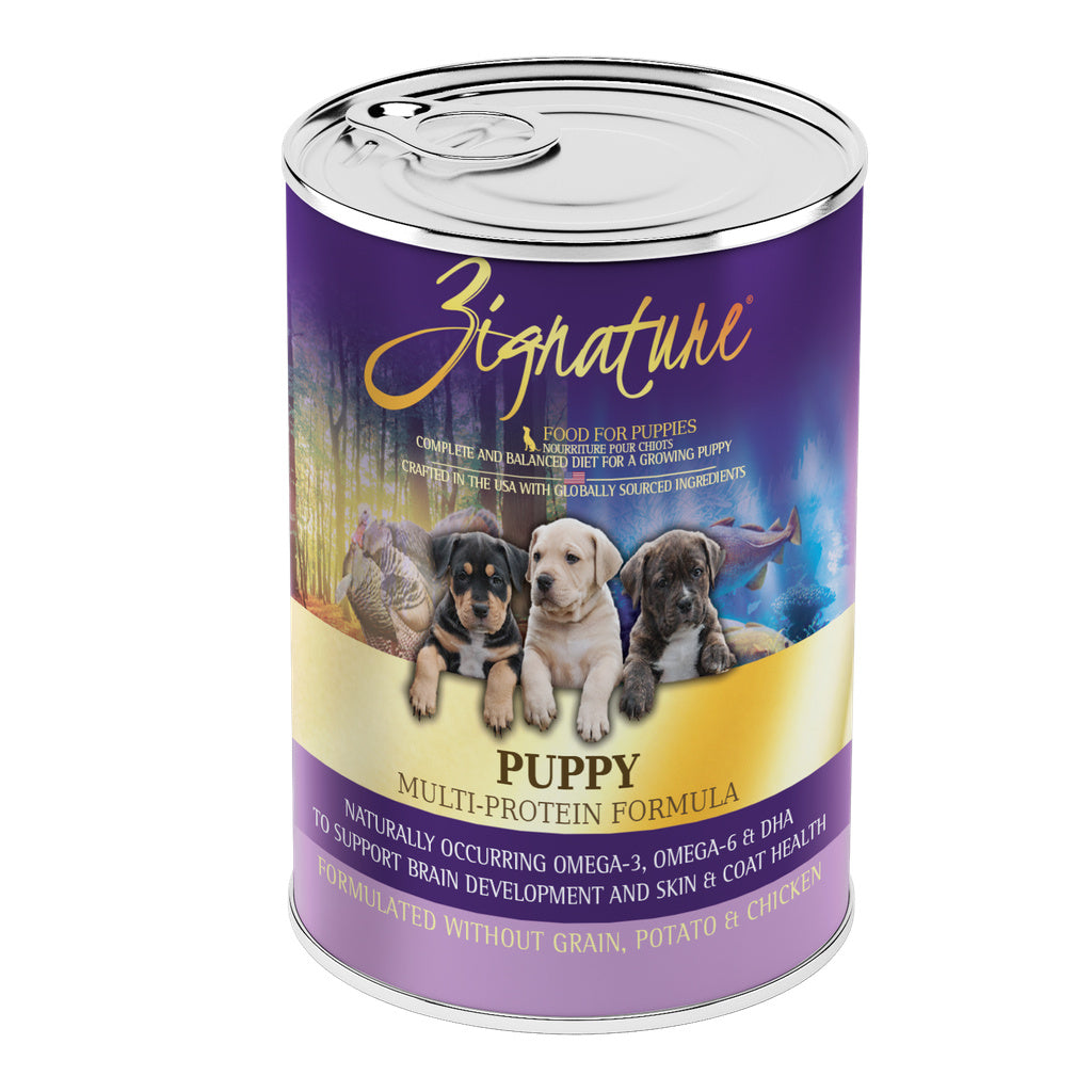 Zignature Puppy Formula Wet Dog Food - 13 oz Can - Grain-Free Puppy Food