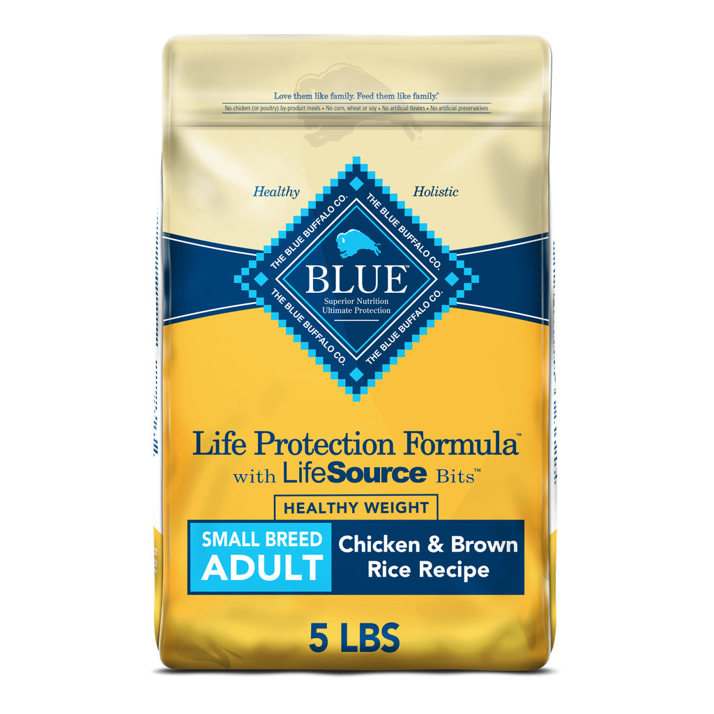 Blue Buffalo Life Protection Healthy Weight Small Breed Chicken & Brown Rice - 5 lb Bag