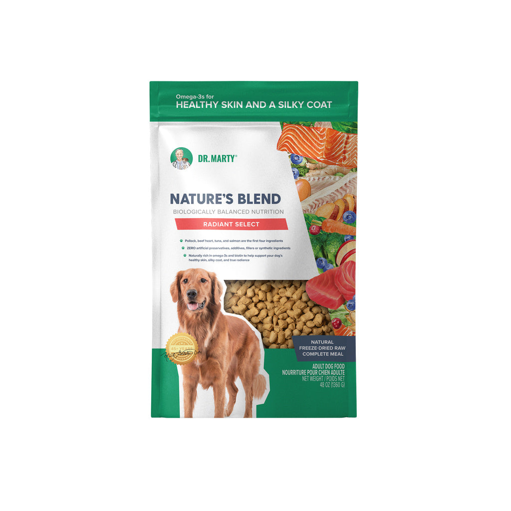 Dr. Marty Nature's Blend Radiant Select Freeze Dried Dog Food - 80 oz