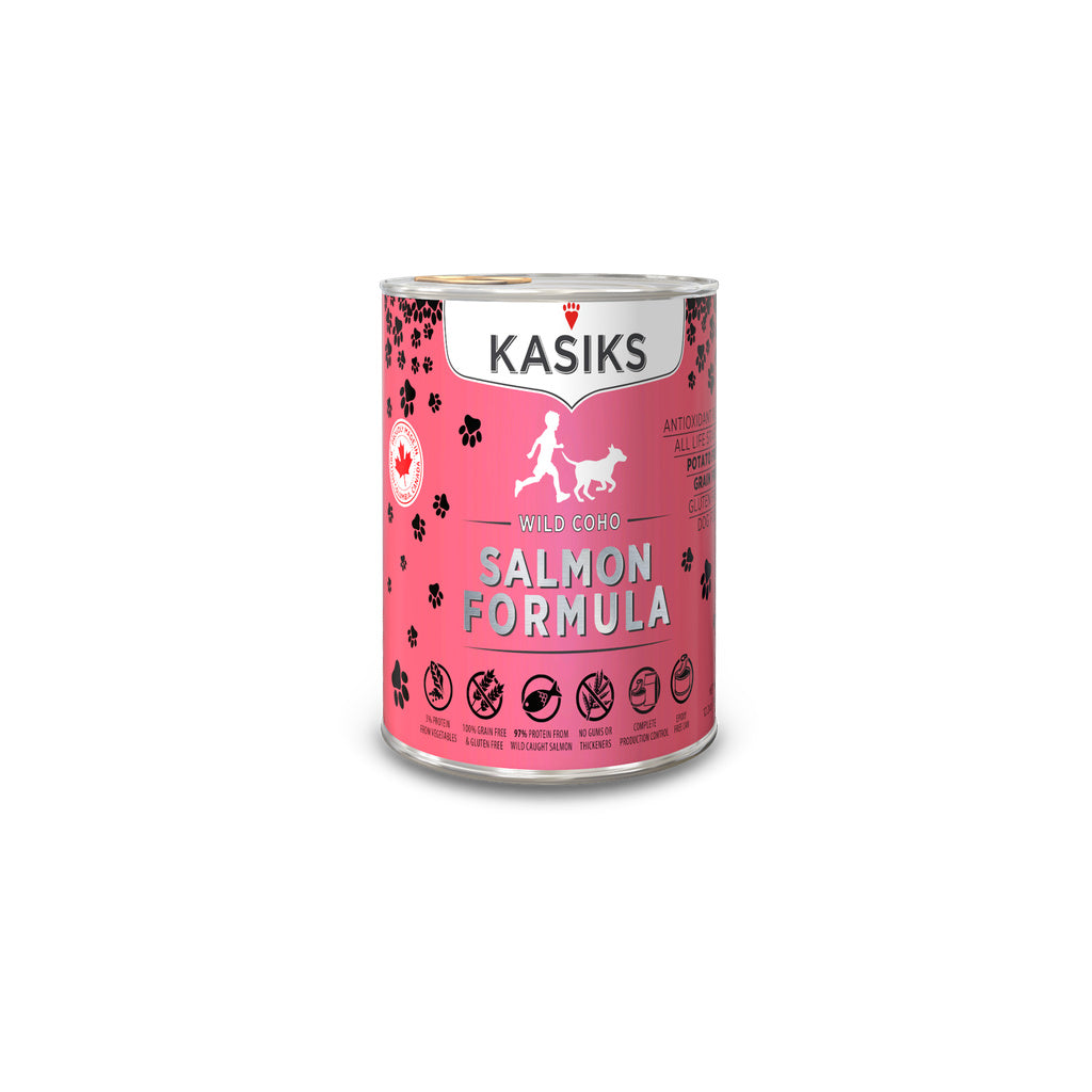 Kasiks Wild Coho Salmon Formula Dog Food - 12.2 oz Can - Grain-Free