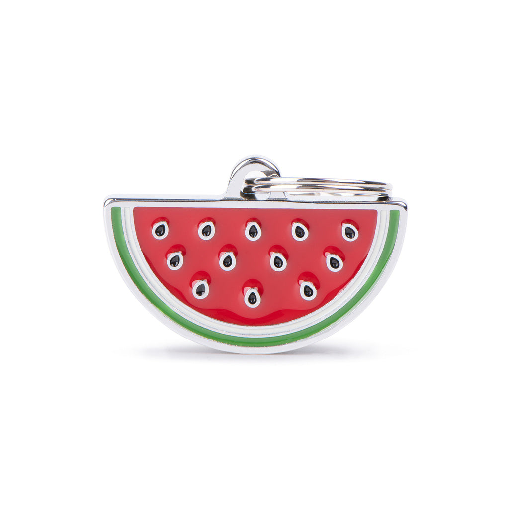 MY FAMILY Food Watermelon Pet ID Tag