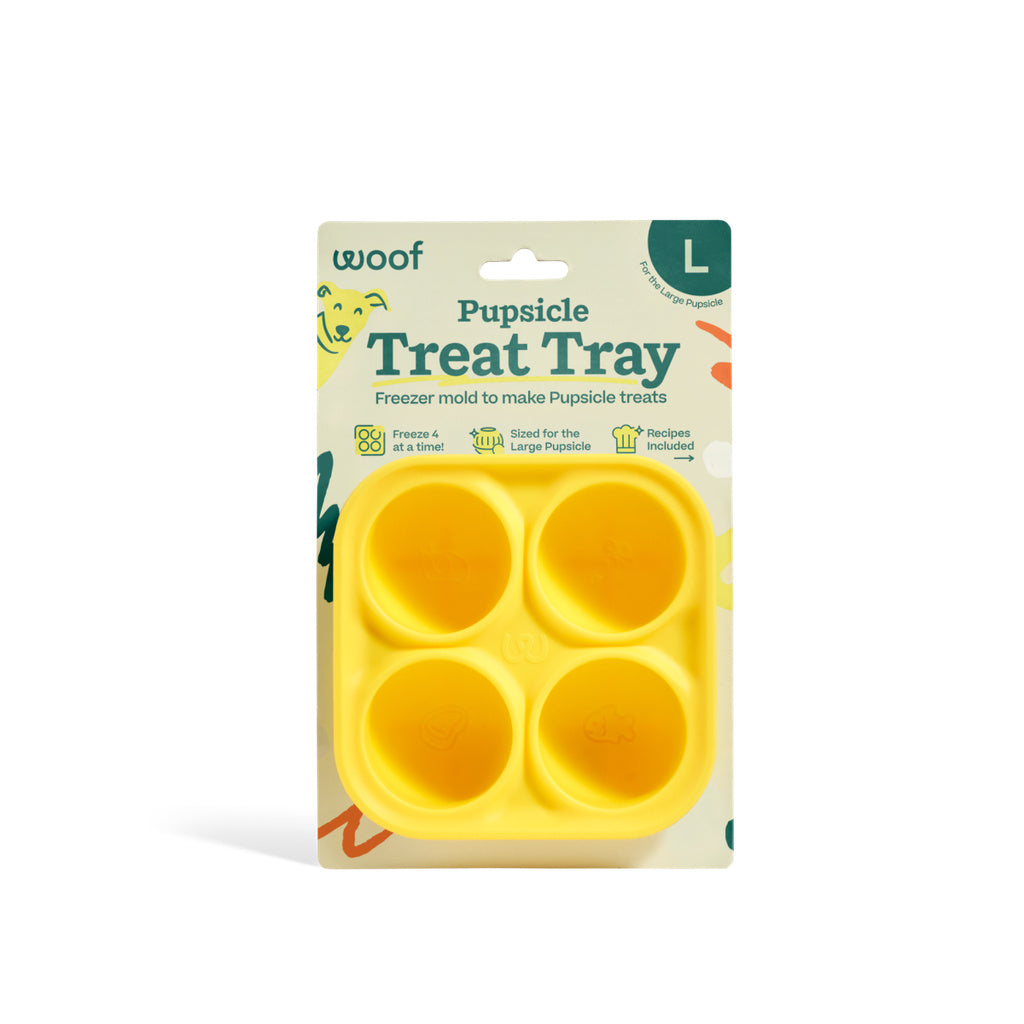 WOOF Pupsicle Treat Tray Mold - Large, Dog Treat Silicone Mold, Refill Tray