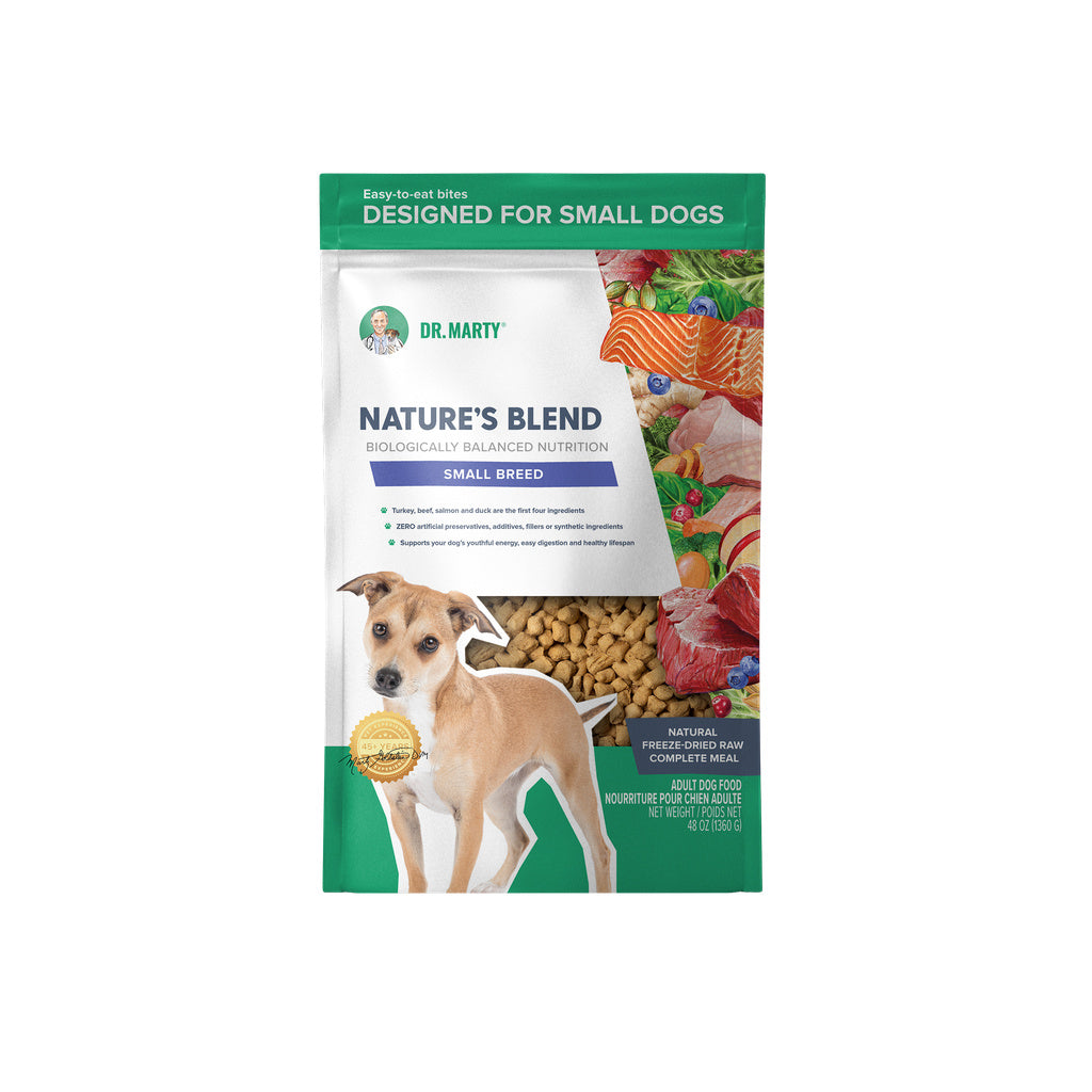 Dr. Marty Nature's Blend Small Breed Freeze-Dried Dog Food, 48 oz - Premium Raw Nutrition