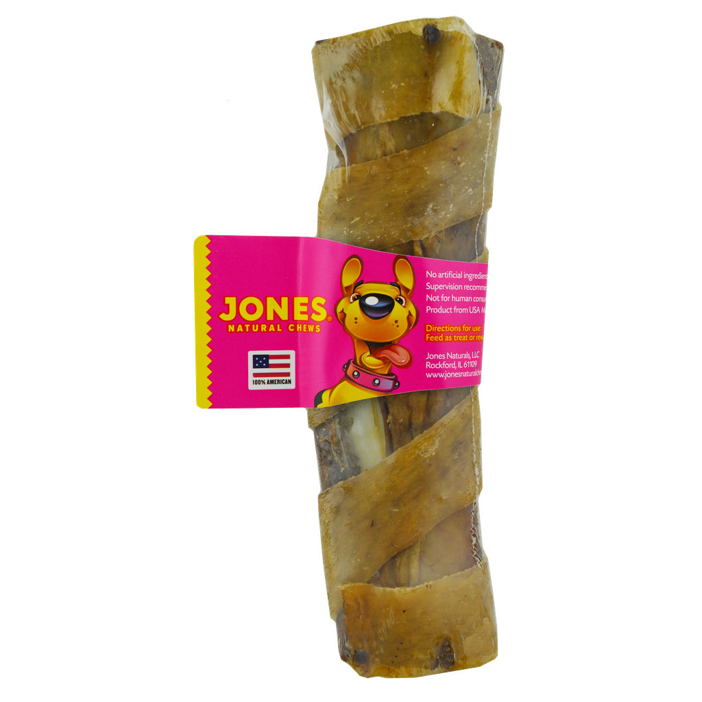 Jones Natural Chews Dog Rib Roller Shrink Wrapped