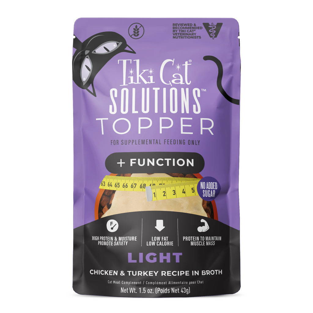 Tiki Cat Born Carnivore Fit Chicken & Turkey Cat Food Topper, 1.5oz Pouch