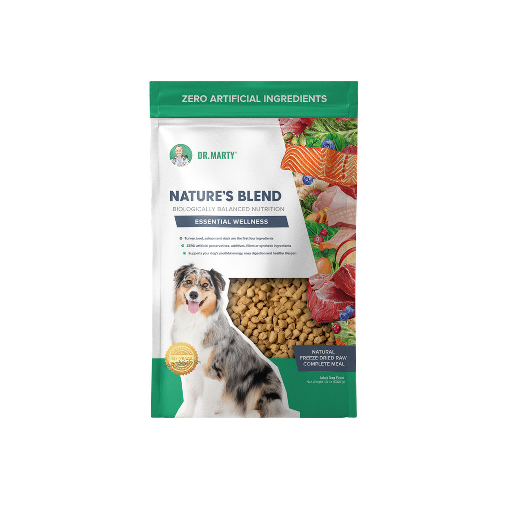 Dr. Marty Nature's Blend Essential Wellness Freeze-Dried Dog Food, 48 oz