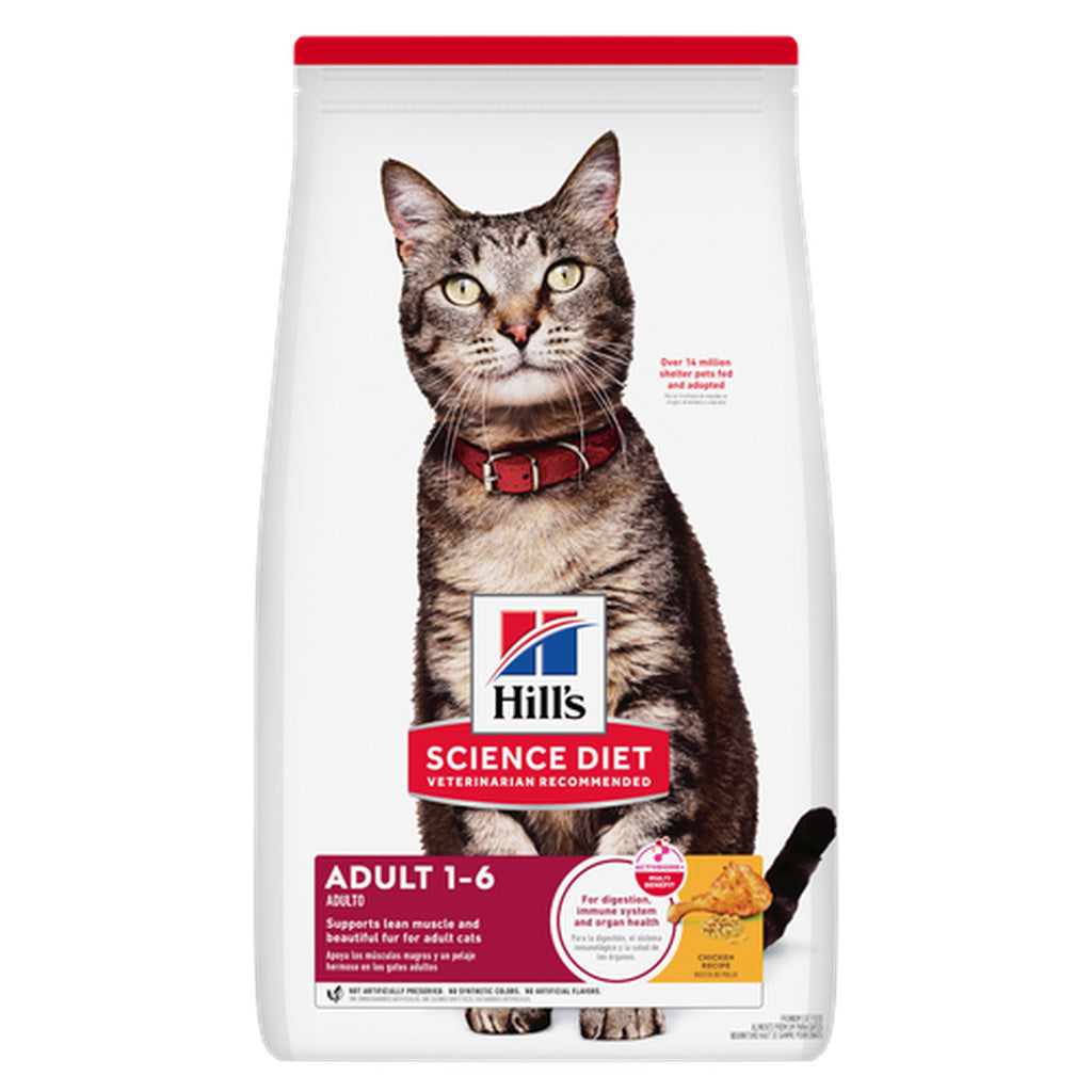 Hill's Science Diet Adult Chicken Recipe Dry Cat Food, 16 lb Bag
