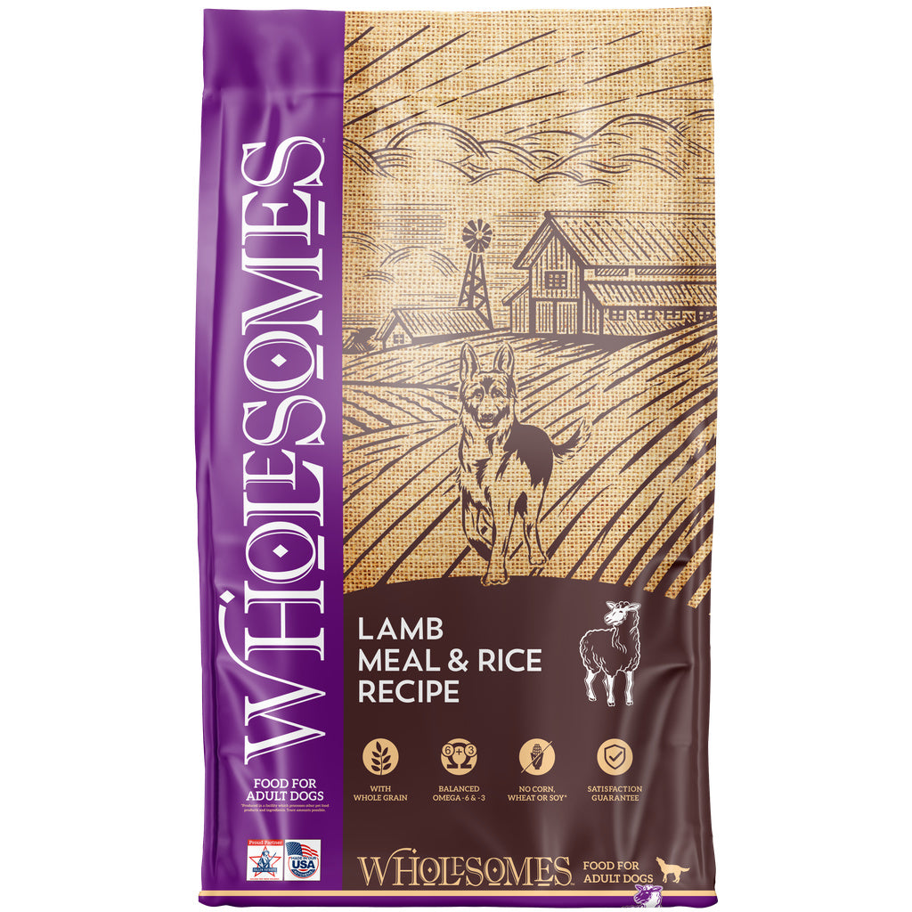 SportMix Wholesomes Lamb Meal & Rice Formula Dry Dog Food, 40 lb Bag