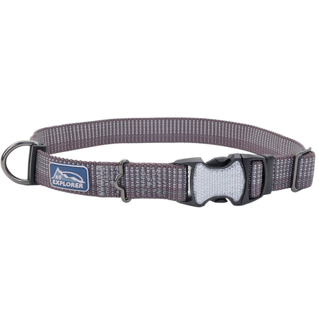 Coastal Pet K9 Explorer Brights Reflective Adjustable Dog Collar, Mountain, 5/8" x 10-14"