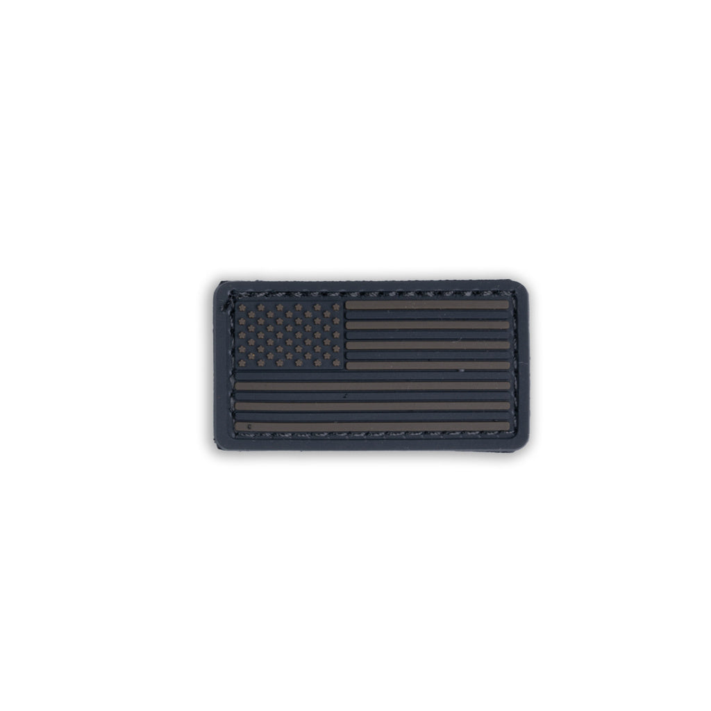 Boss Dog Tactical Collar Patch - Black Stealth USA Flag - One Size