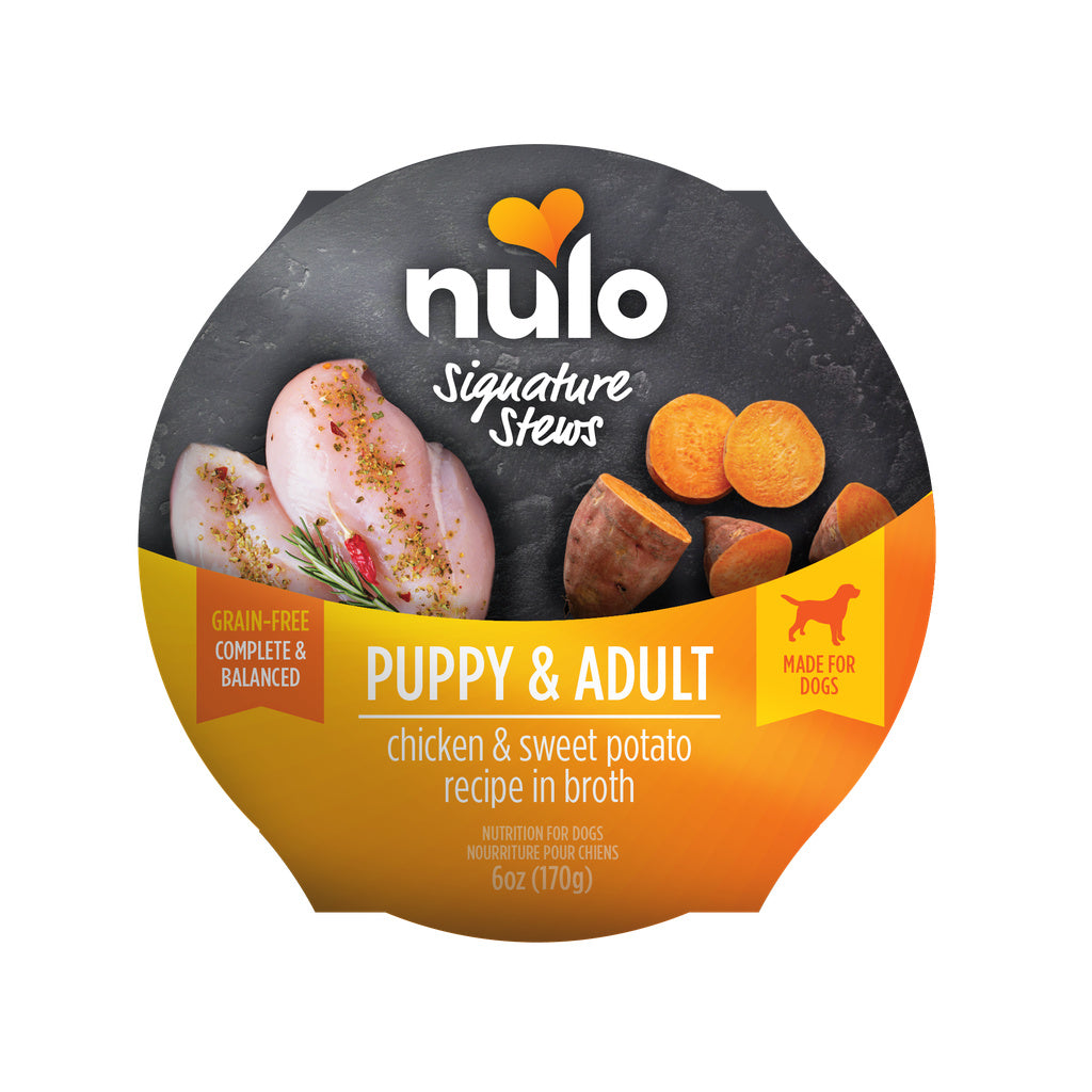 Nulo Signature Stew Chicken & Sweet Potato in Broth for Dog & Puppy, 6 oz.