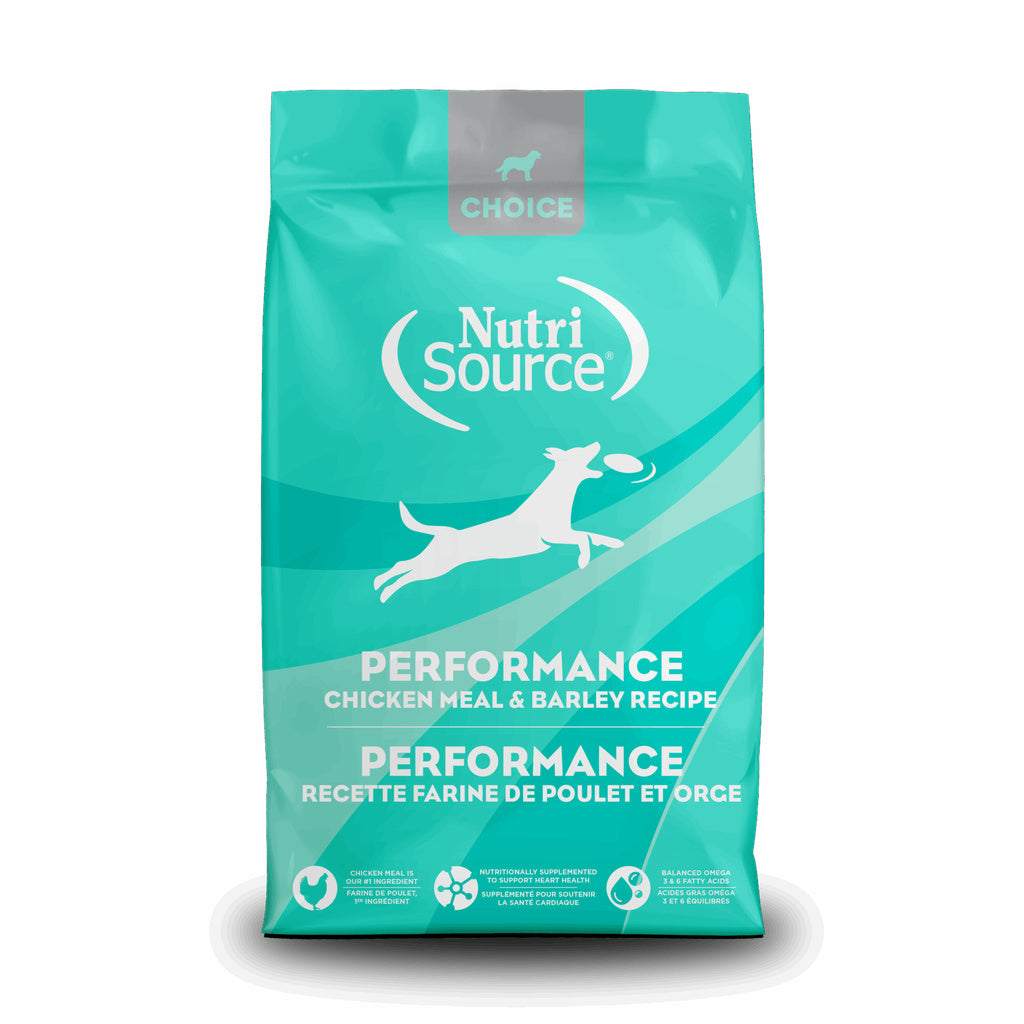 NutriSource Choice Chicken & Barley Performance Dog Food 40 lb