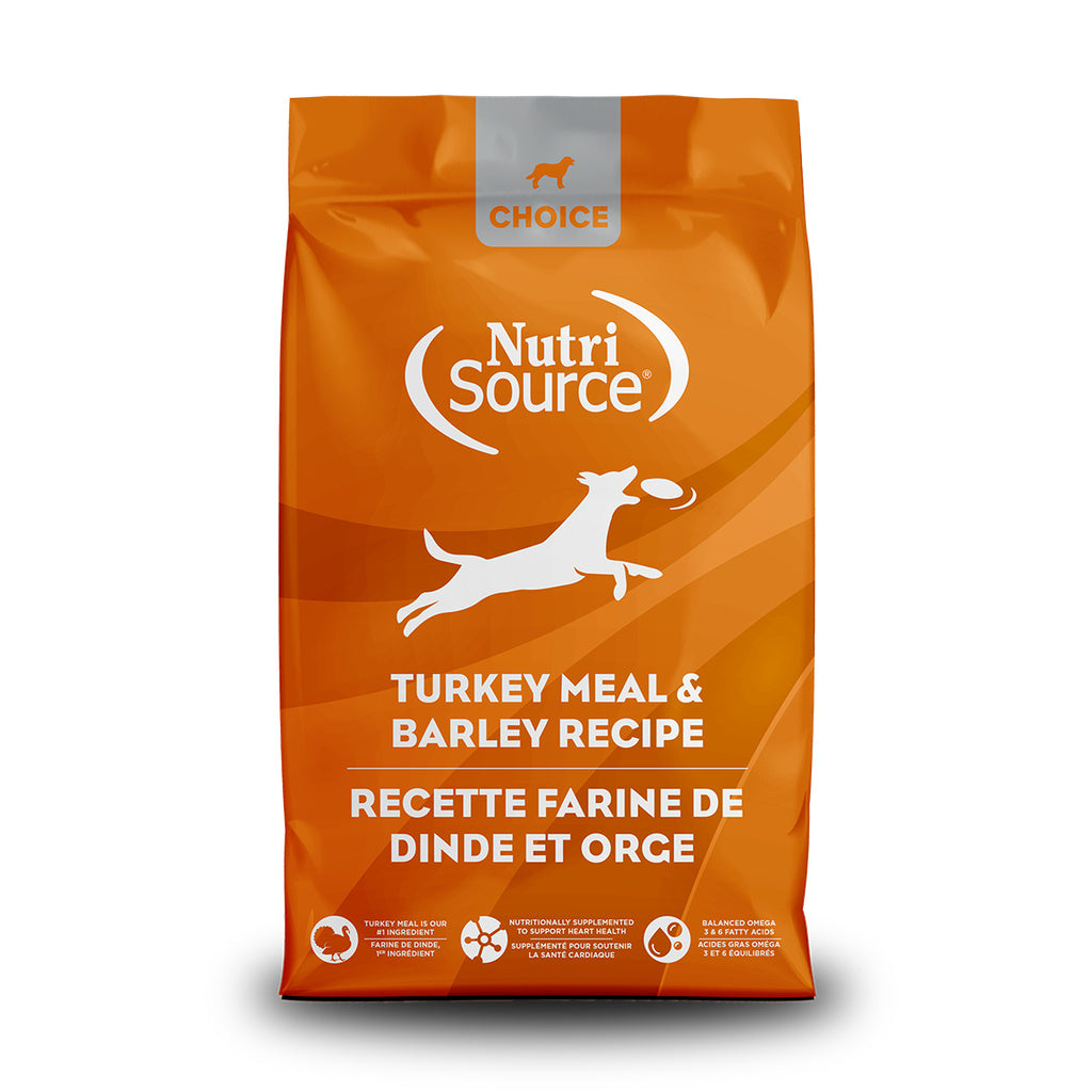 NutriSource Choice Turkey & Barley Dog Food 40 lb