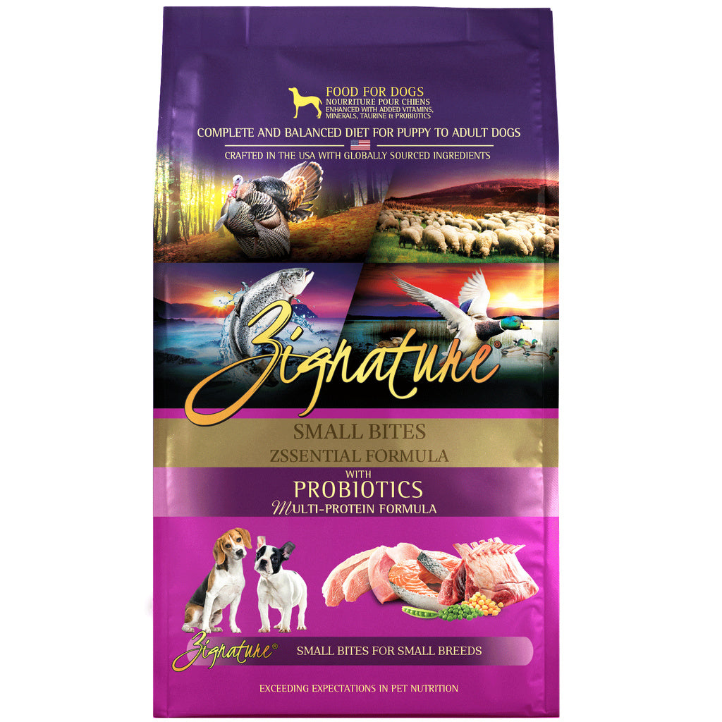 Zignature Zssential Small Bites Dry Dog Food 12.5 lb - Limited Ingredient, Multi-Protein Formula