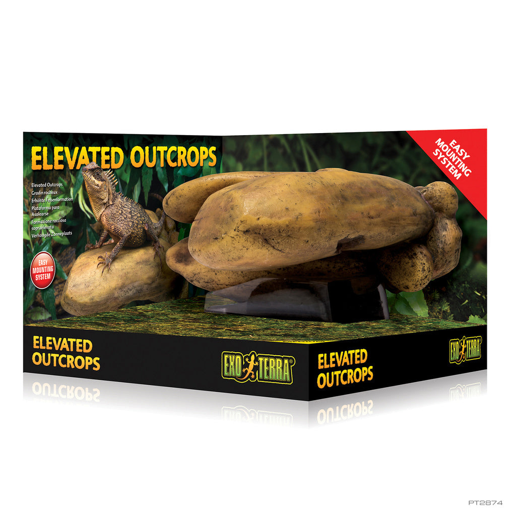 Exo Terra Elevated Outcrop - Medium - Reptile Basking Platform - PT2874