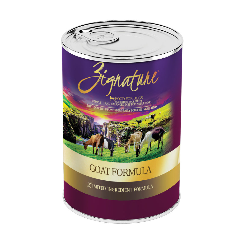 Zignature Goat Formula Limited Ingredient Canned Wet Dog Food, 13 oz Can