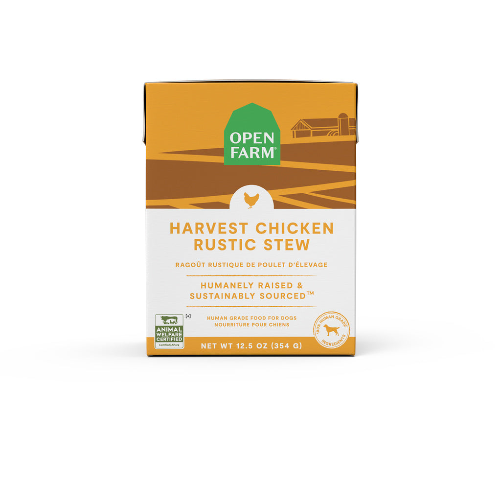 Open Farm Harvest Chicken Rustic Stew Wet Dog Food, Grain-Free, 12.5 oz