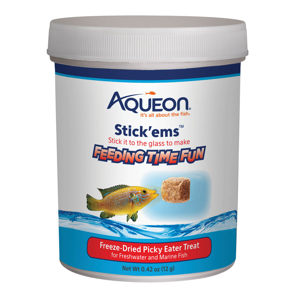 Aqueon Stick'ems Freeze Dried Picky Eater Fish Treat - 0.42 oz