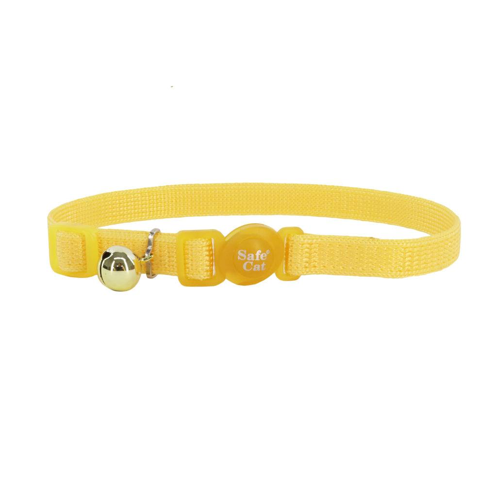 Safe Cat Adjustable Breakaway Collar, Banana Boat, 8-12 inch