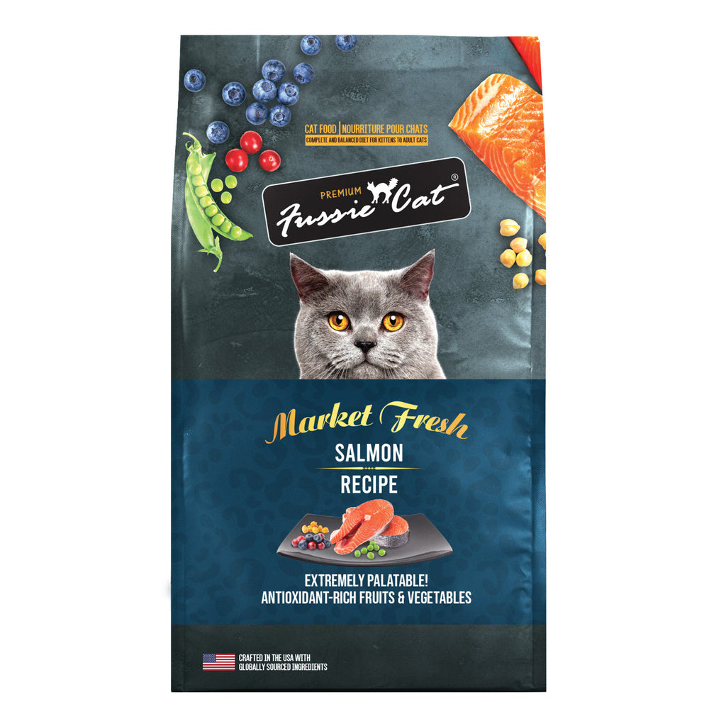 Fussie Cat Market Fresh Salmon Recipe Dry Cat Food, 3.5 lb Bag