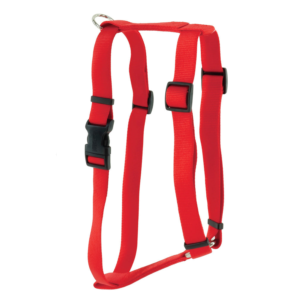 Coastal Adjustable Nylon Dog Harness - Small - Red - 14-24 inch