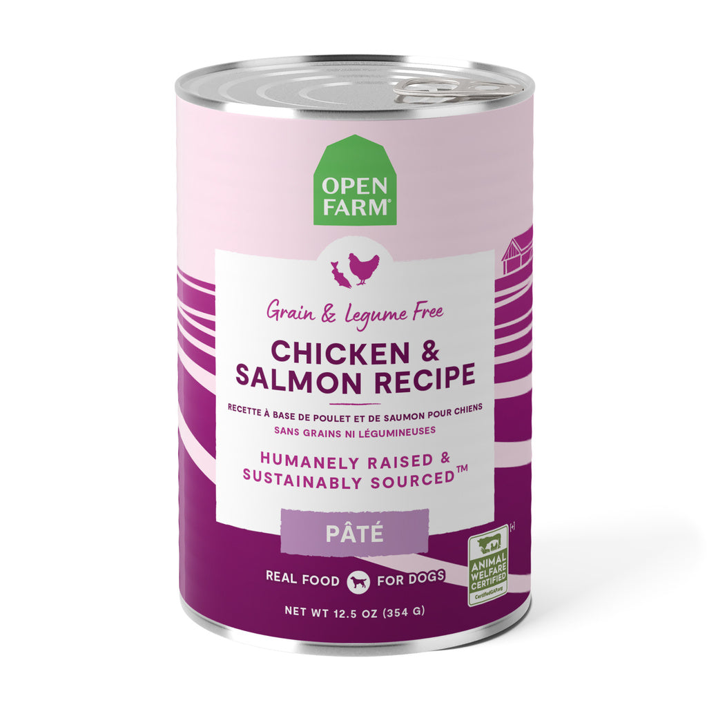 Open Farm Dog Wet Food Chicken & Salmon Pate, Grain-Free, 12.5 oz Can