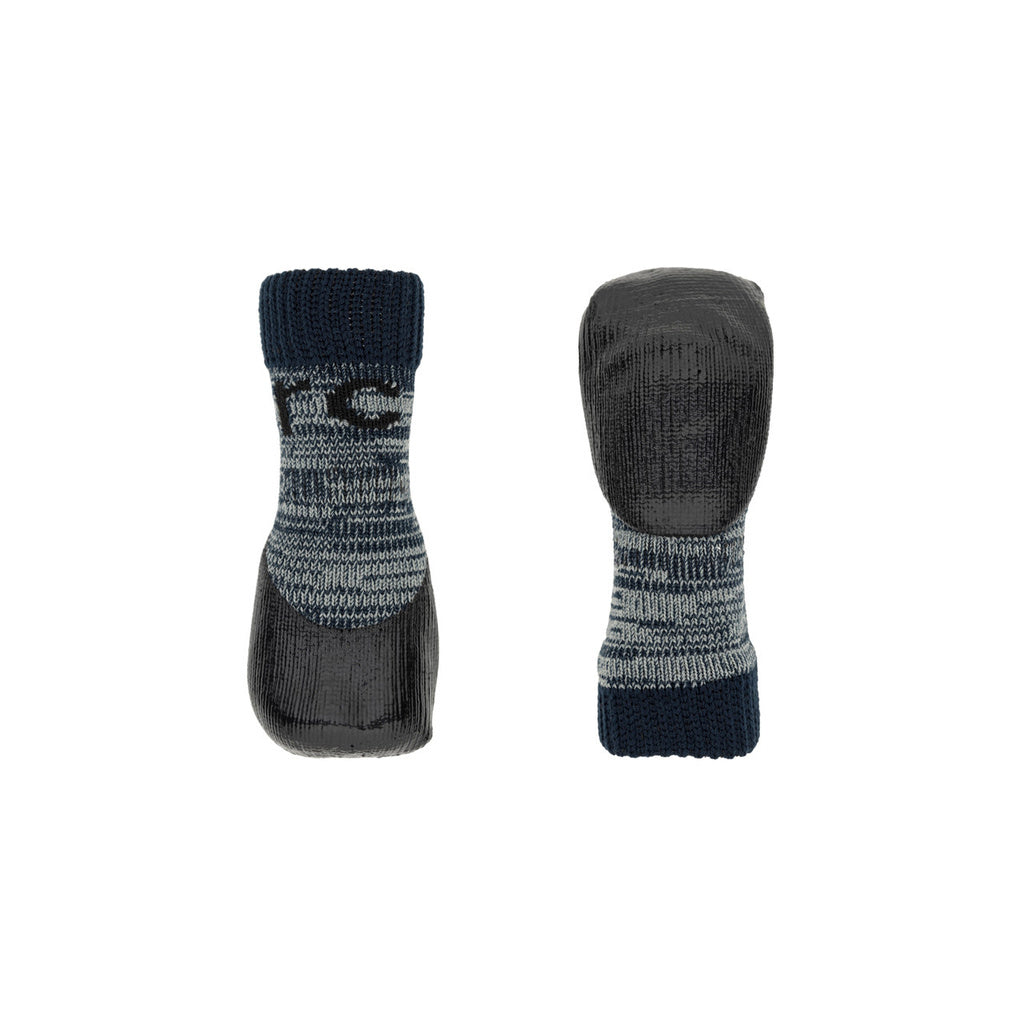 RC Pets Sporty PAWks Dog Socks, Anti-Slip, Charcoal Heather, XX-Small
