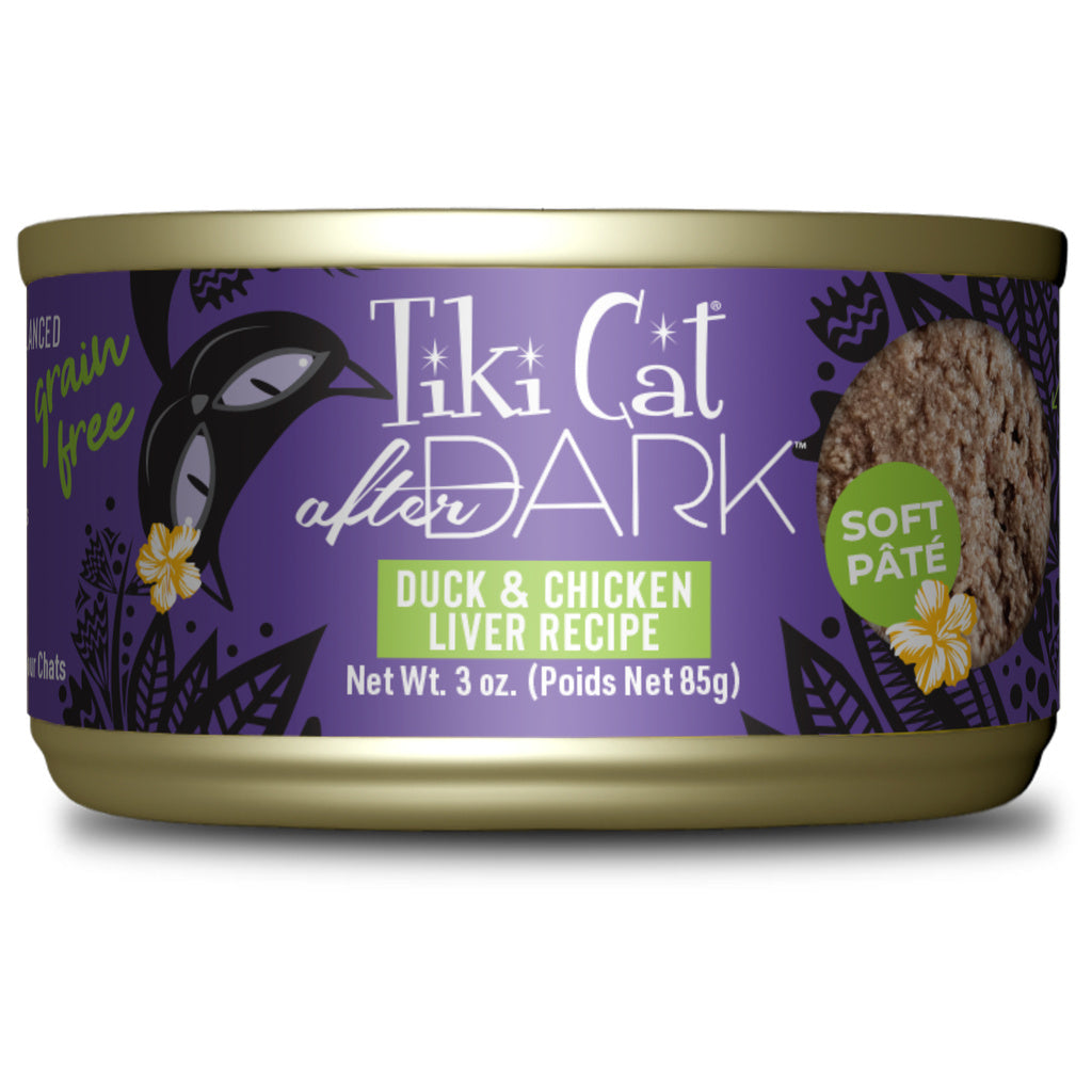 Tiki Cat After Dark Duck Pate Wet Food, 3 oz.