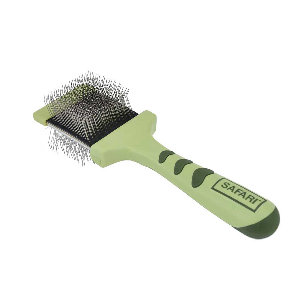 Safari Flexible Slicker Brush for Cats - Gentle Grooming & Detangling