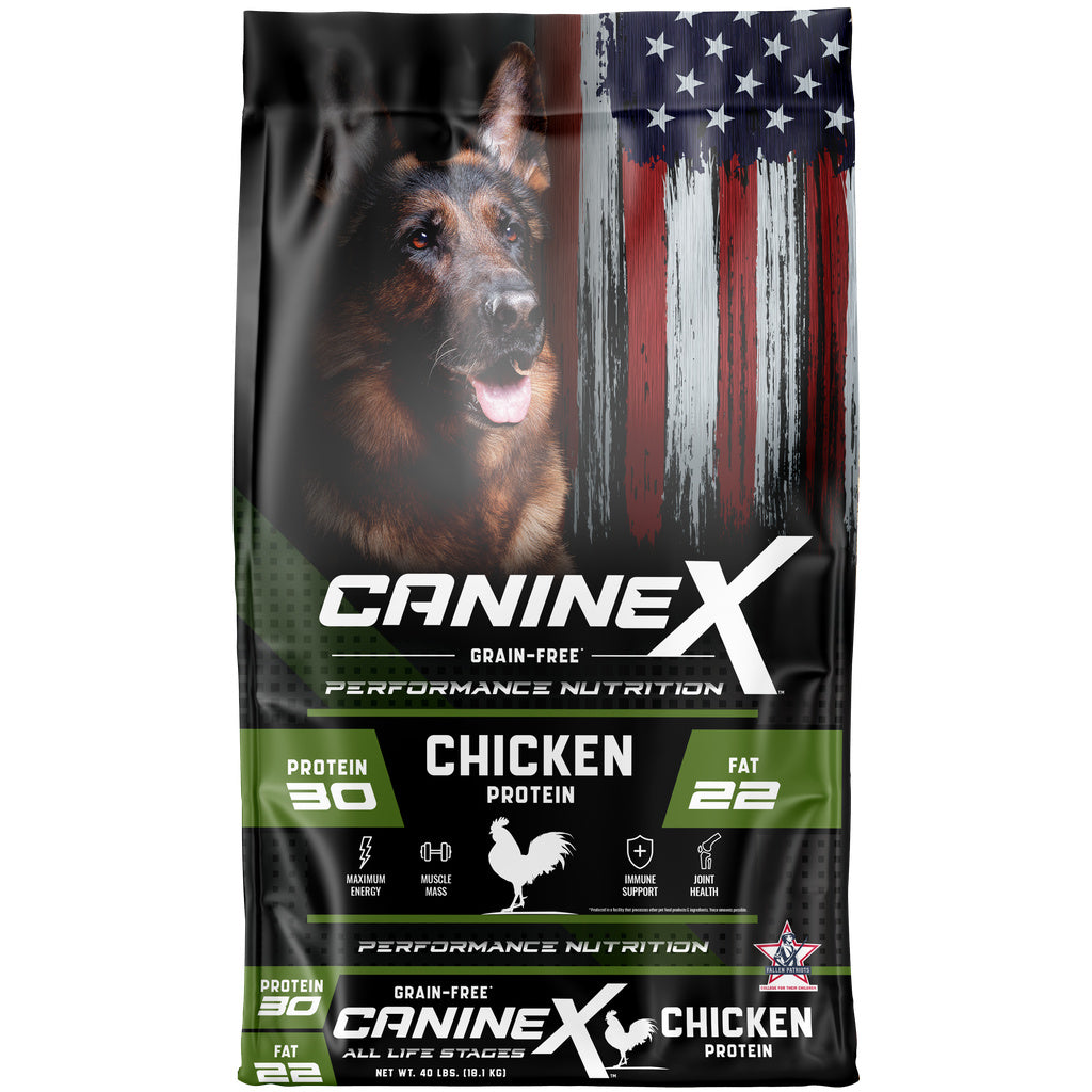 SPORTMiX CanineX Performance Chicken Formula Dry Dog Food - 40 lb Bag, Grain-Free Option Available