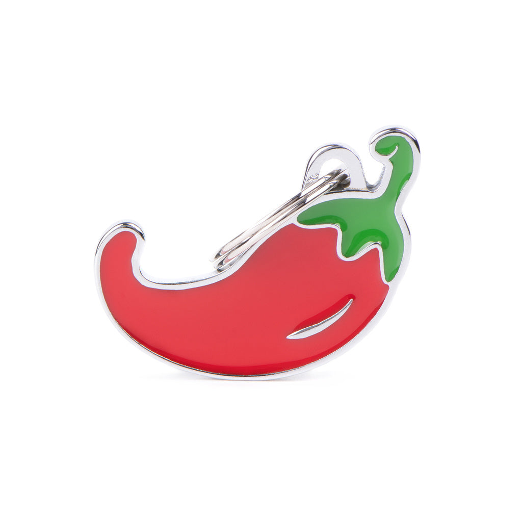 MyFamily Food Chili Pepper ID Tag