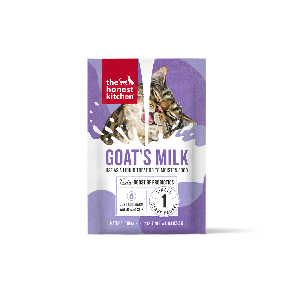The Honest Kitchen Cat Blend Goat's Milk Sachet - Probiotic Cat Supplement (3g Single Sachet)