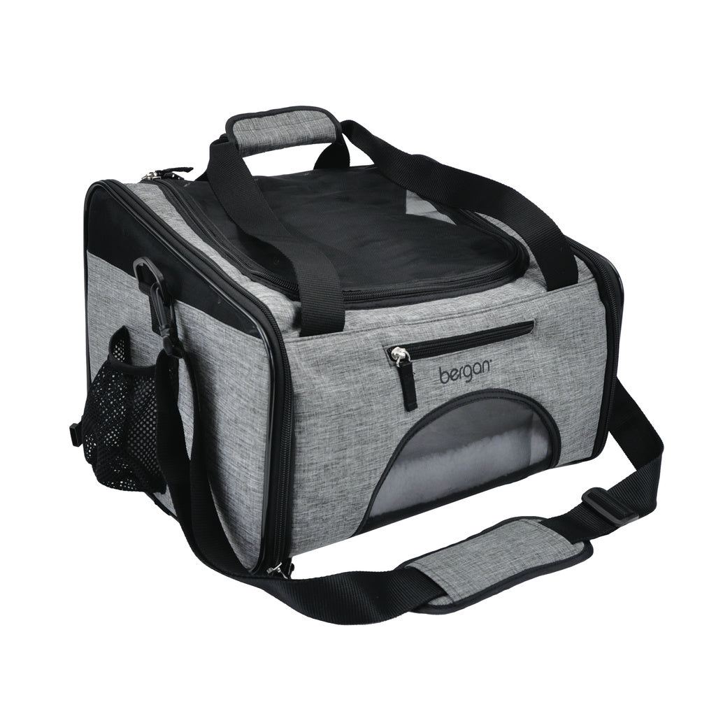 Bergan Booster Pet Carrier Car Seat - Heather Gray