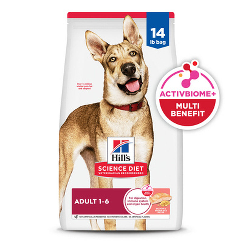 Hill's Science Diet Adult Salmon & Brown Rice Dry Dog Food, 14 lb Bag