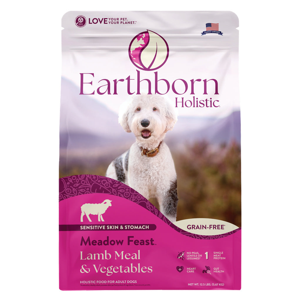 Earthborn Holistic Meadow Feast Grain-Free Lamb Dog Food - 12.5 lb Bag